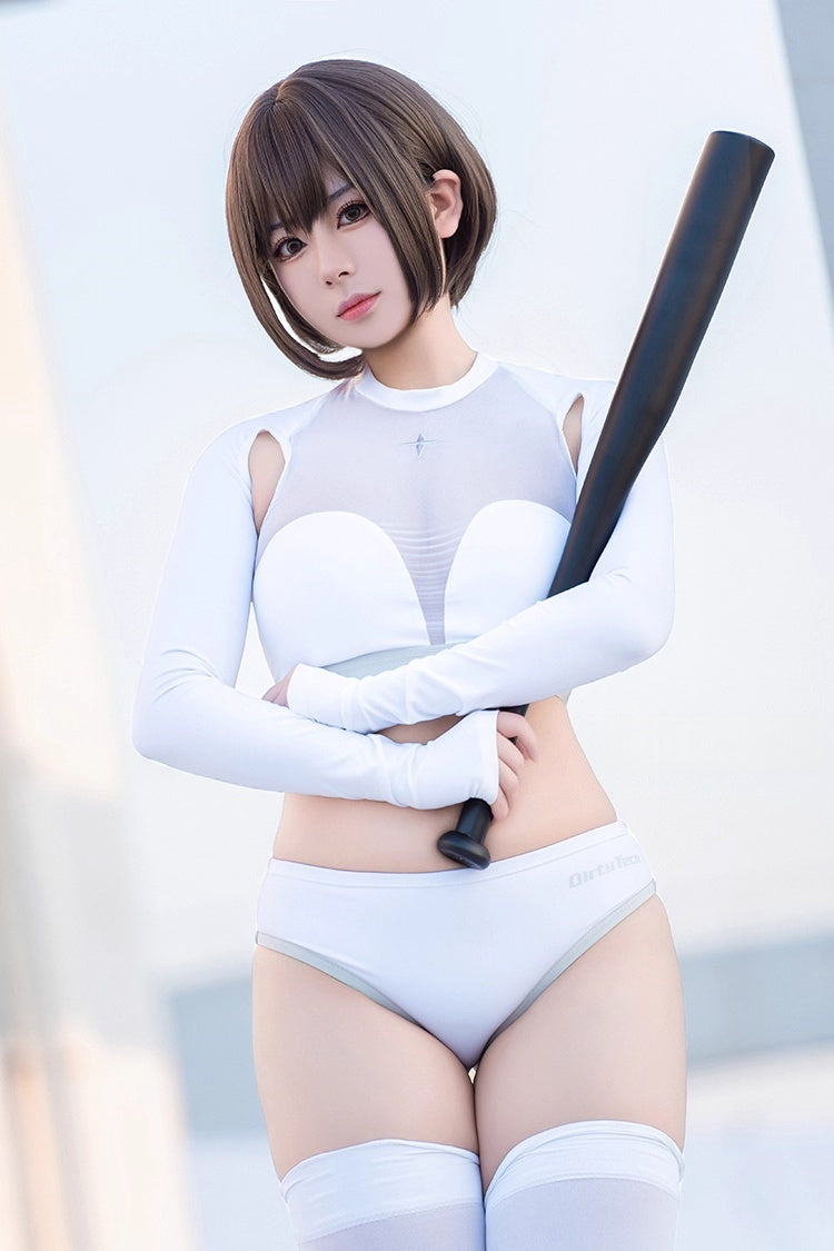 Anime Style The Beluga Whale Long-sleeved Sports Suit Gymnastics Suit Sexy Active Wear - www.Shopthatapp.com