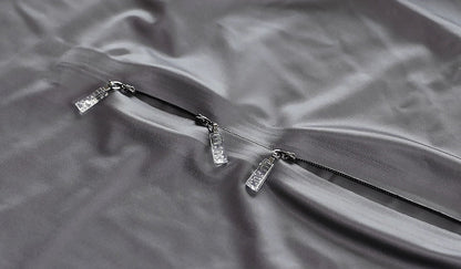 Front Zipper Spandex Nylon Full Bodysuit Zentai Shinny Jumpsuit with Triple-Zipper - www.Shopthatapp.com