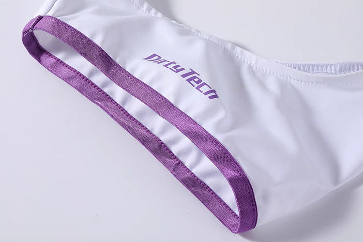 Anime Style Sexy One-piece Swimsuit Front Zipper Spandex Racing Swimwear Bodysuit - www.Shopthatapp.com