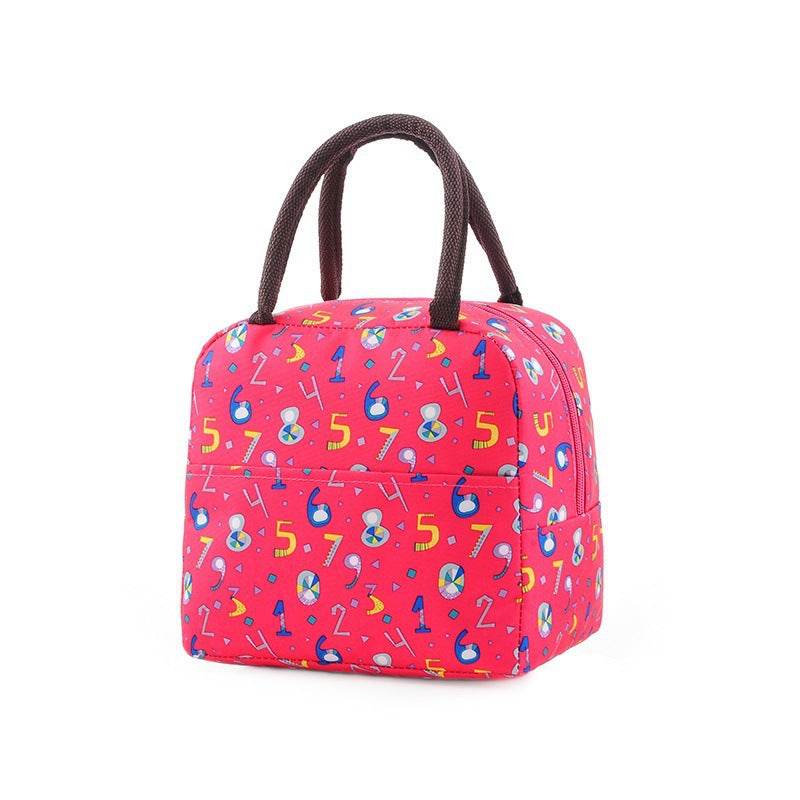 Portable Floral Aluminum Foil Thermal Insulated Lunch Bag - www.Shopthatapp.com