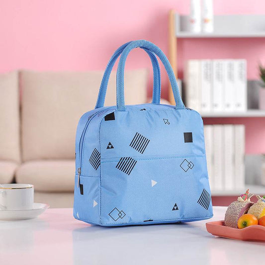 Portable Floral Aluminum Foil Thermal Insulated Lunch Bag - www.Shopthatapp.com