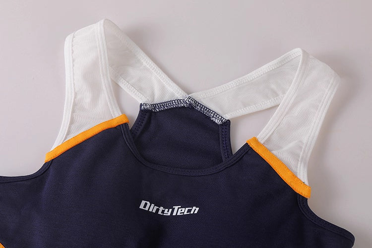 Anime Style Boxing Running Sexy Sports Activewear Set Hollow Tank Top with Shorts - www.Shopthatapp.com