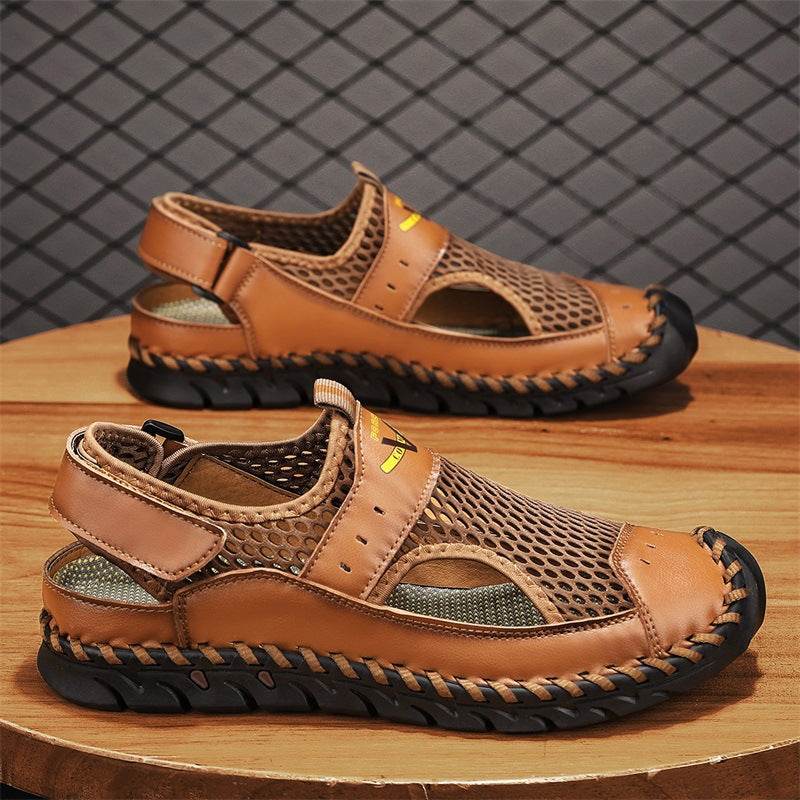 Breathable Beach Men's Mesh Sandals - www.Shopthatapp.com