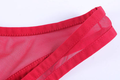 Wild Bunny Cow Girl PU Leather Jacket Sheer Sexy Ligerie Cosplay Costume Set - www.Shopthatapp.com