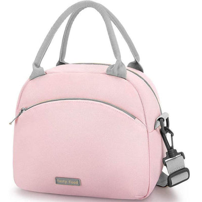 Women Portable Fashion Insulated Work Lunch Bag Handbag - www.Shopthatapp.com