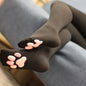100D Knee Stockings with 3D Cute Cat Paw Paddings Anime Style Velvet Stockings - www.Shopthatapp.com