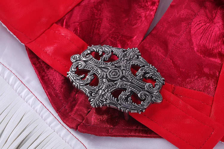 Wild Bunny Cow Girl PU Leather Jacket Sheer Sexy Ligerie Cosplay Costume Set - www.Shopthatapp.com