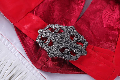 Wild Bunny Cow Girl PU Leather Jacket Sheer Sexy Ligerie Cosplay Costume Set - www.Shopthatapp.com