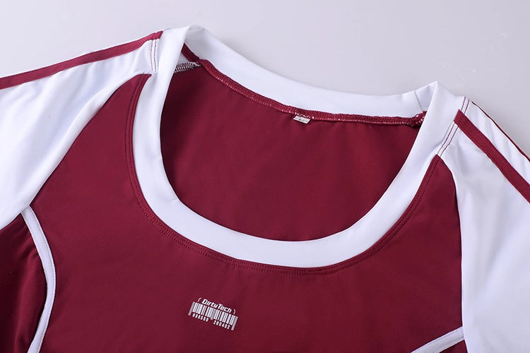 Anime Style 3-Piece Short Gymnastics Uniform Volleyball Sports Activewear - www.Shopthatapp.com