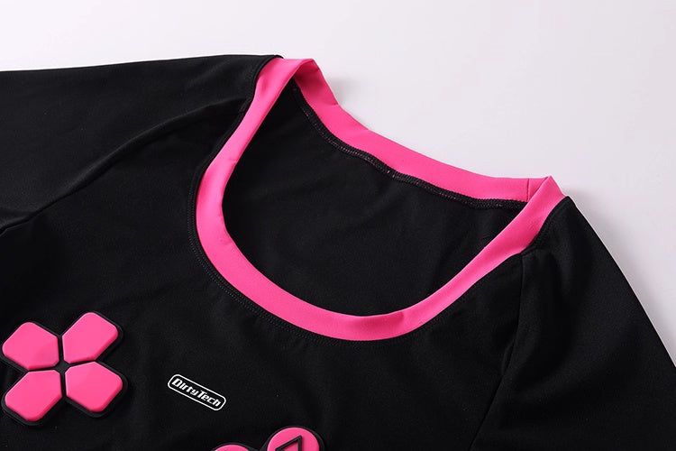 Anime eSports Gaming Style Crop Top with Low Rise Shorts Cosplay Costume Set - www.Shopthatapp.com