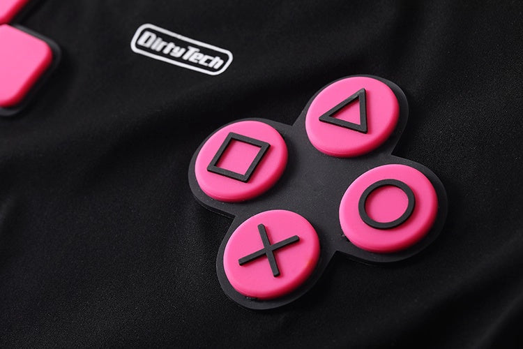 Anime eSports Gaming Style Crop Top with Low Rise Shorts Cosplay Costume Set - www.Shopthatapp.com