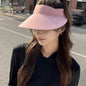 Seamless Integrated Air Top UV Protection Hat Women Summer Sun Visor Hat