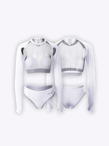 Anime Style The Beluga Whale Long-sleeved Sports Suit Gymnastics Suit Sexy Active Wear - www.Shopthatapp.com