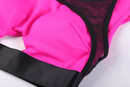 Anime Style Short Gymnastics Uniform Sheer Mesh Volleyball Sports Activewear - www.Shopthatapp.com