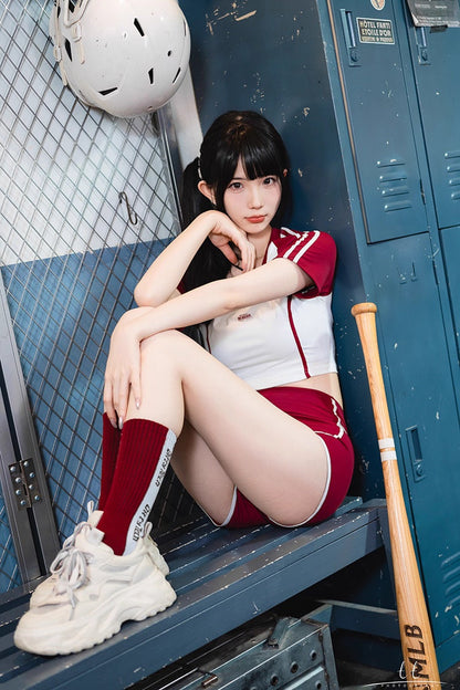 Anime Style 3-Piece Short Gymnastics Uniform Volleyball Sports Activewear - www.Shopthatapp.com