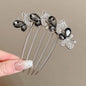 Butterfly  Rhinestone Barrette Clip - www.Shopthatapp.com
