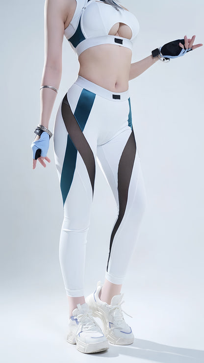 Anime Sci-fi Style Yoga Suit Sexy Sportswear Activewear Cosplay Set - www.Shopthatapp.com