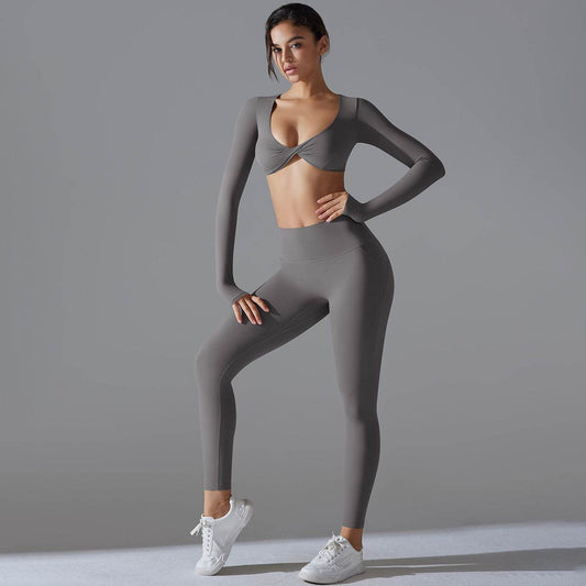 Women's Gym Clothes 2pcs set Yoga Fitness wear - www.Shopthatapp.com