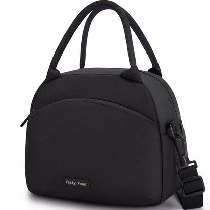 Women Portable Fashion Insulated Work Lunch Bag Handbag - www.Shopthatapp.com