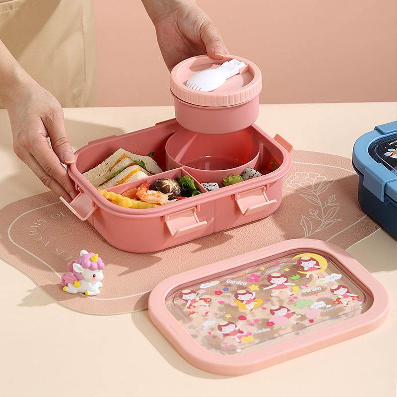 Kids Plastic Lunch Container Bento Lunch Box - www.Shopthatapp.com