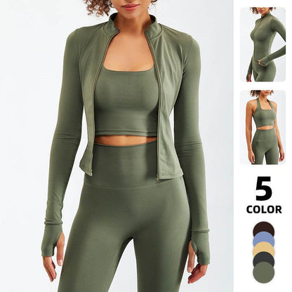 2pcs set Nude Feel Workout Outfit set Gym Clothes for women - www.Shopthatapp.com