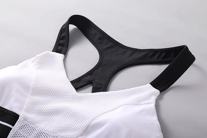 Anime Style 2-Piece Short Gymnastics Uniform Sports Tank Top with Sexy Cutout Shorts - www.Shopthatapp.com