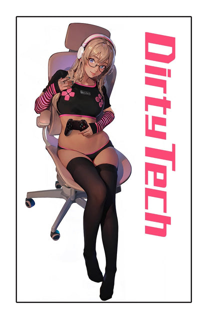 Anime eSports Gaming Style Crop Top with Low Rise Shorts Cosplay Costume Set - www.Shopthatapp.com