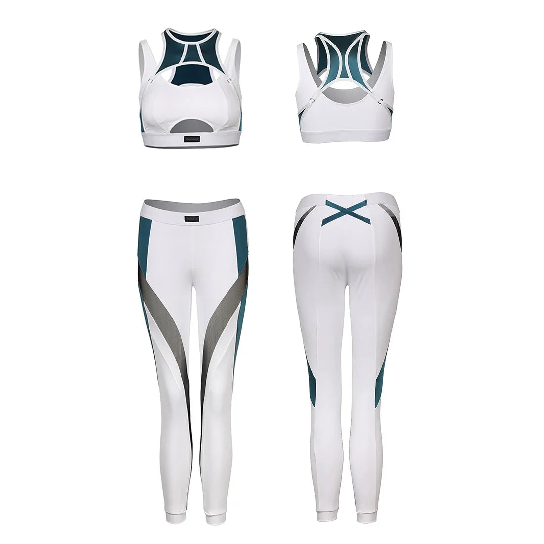 Anime Sci-fi Style Yoga Suit Sexy Sportswear Activewear Cosplay Set - www.Shopthatapp.com