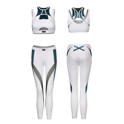Anime Sci-fi Style Yoga Suit Sexy Sportswear Activewear Cosplay Set - www.Shopthatapp.com