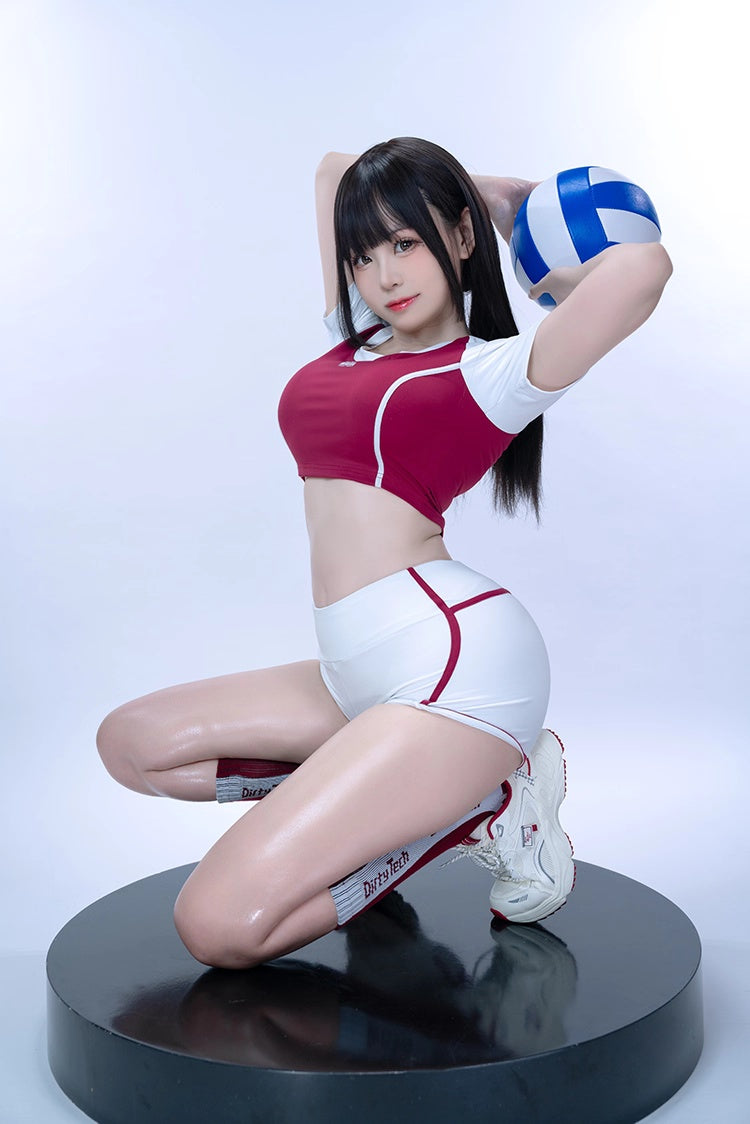 Anime Style 3-Piece Short Gymnastics Uniform Volleyball Sports Activewear - www.Shopthatapp.com