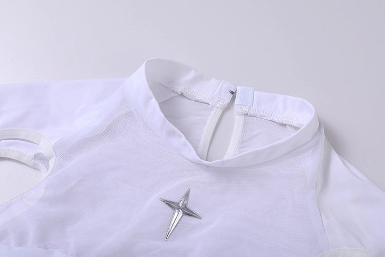 Anime Style The Beluga Whale Long-sleeved Sports Suit Gymnastics Suit Sexy Active Wear - www.Shopthatapp.com