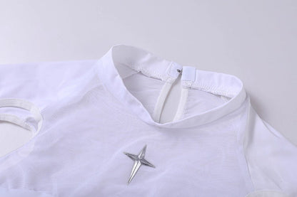 Anime Style The Beluga Whale Long-sleeved Sports Suit Gymnastics Suit Sexy Active Wear - www.Shopthatapp.com