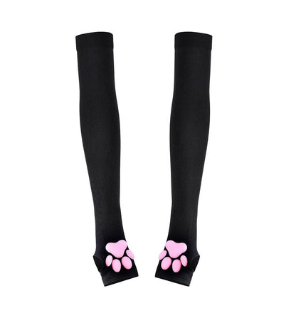 Cat Paw Sleeves with 3D Cat Paw Paddings Anime Style Velvet Cosplay Sleeves - www.Shopthatapp.com