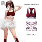 Anime Style 3-Piece Short Gymnastics Uniform Sports Tank Top with Sexy Cutout Shorts - www.Shopthatapp.com
