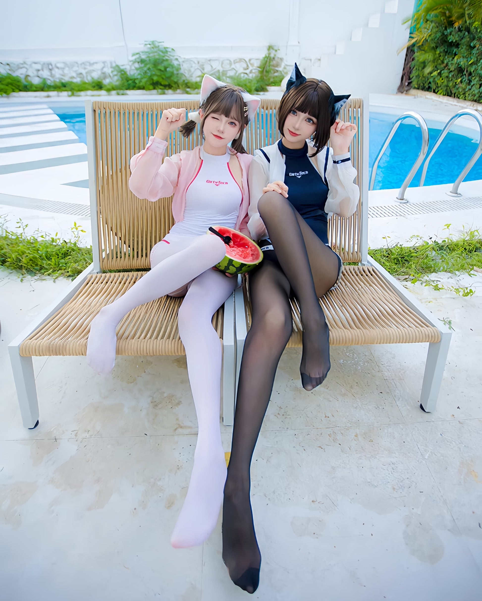 Anime Style JK One Piece Swimsuit with Jacket Spandex Racing Suit Wet Suit - www.Shopthatapp.com