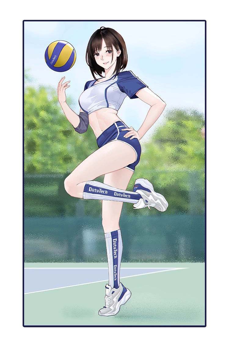 Anime Style 3-Piece Short Gymnastics Uniform Volleyball Sports Activewear - www.Shopthatapp.com
