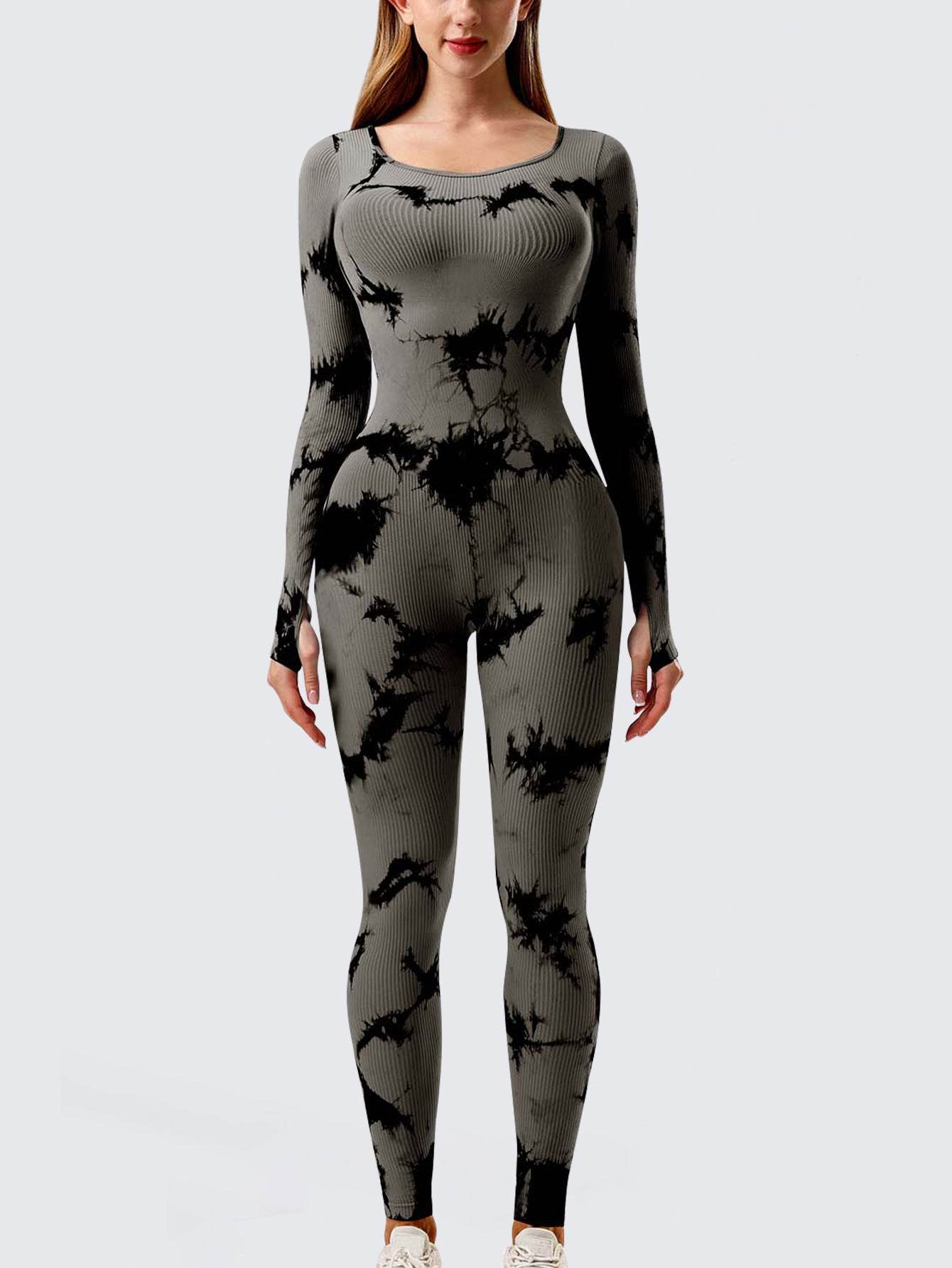 Yoga Jumpsuit & Workout Clothes Slim Thread Long Sleeve Yoga Jumpsuit - www.Shopthatapp.com