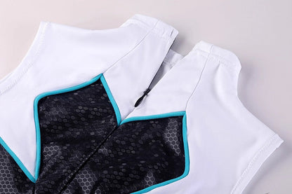 Woman Super Hero Spandex Pu Leather Cosplay Halloween Costume Bodysuit with Jacket