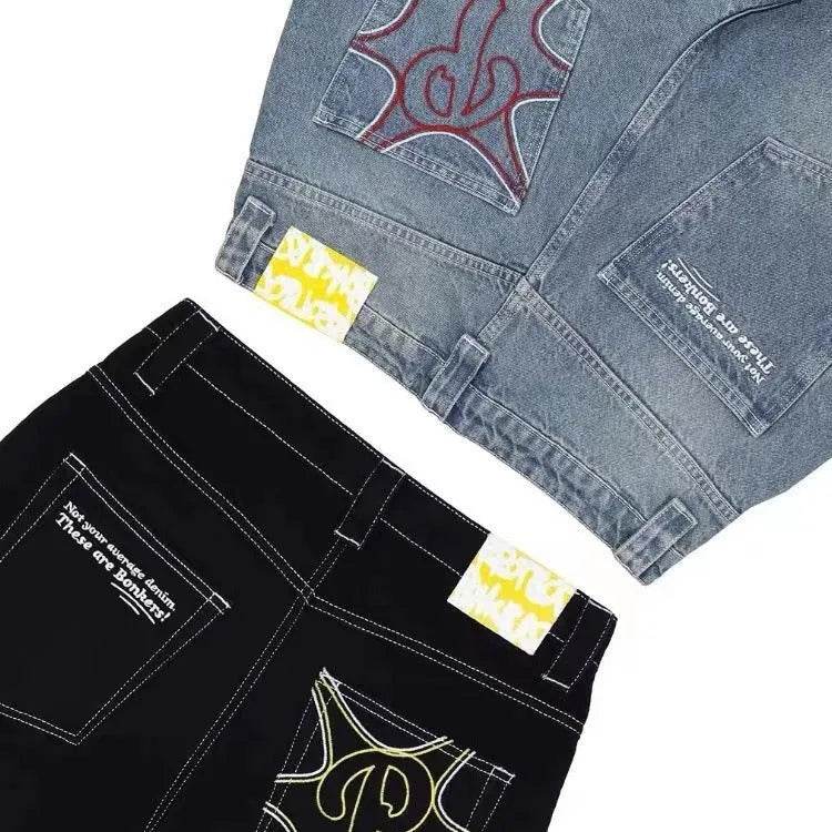 New Hip-hop Fashion Baggy Jeans Pant For Men And Women - www.Shopthatapp.com