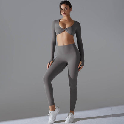 Women's Gym Clothes 2pcs set Yoga Fitness wear - www.Shopthatapp.com