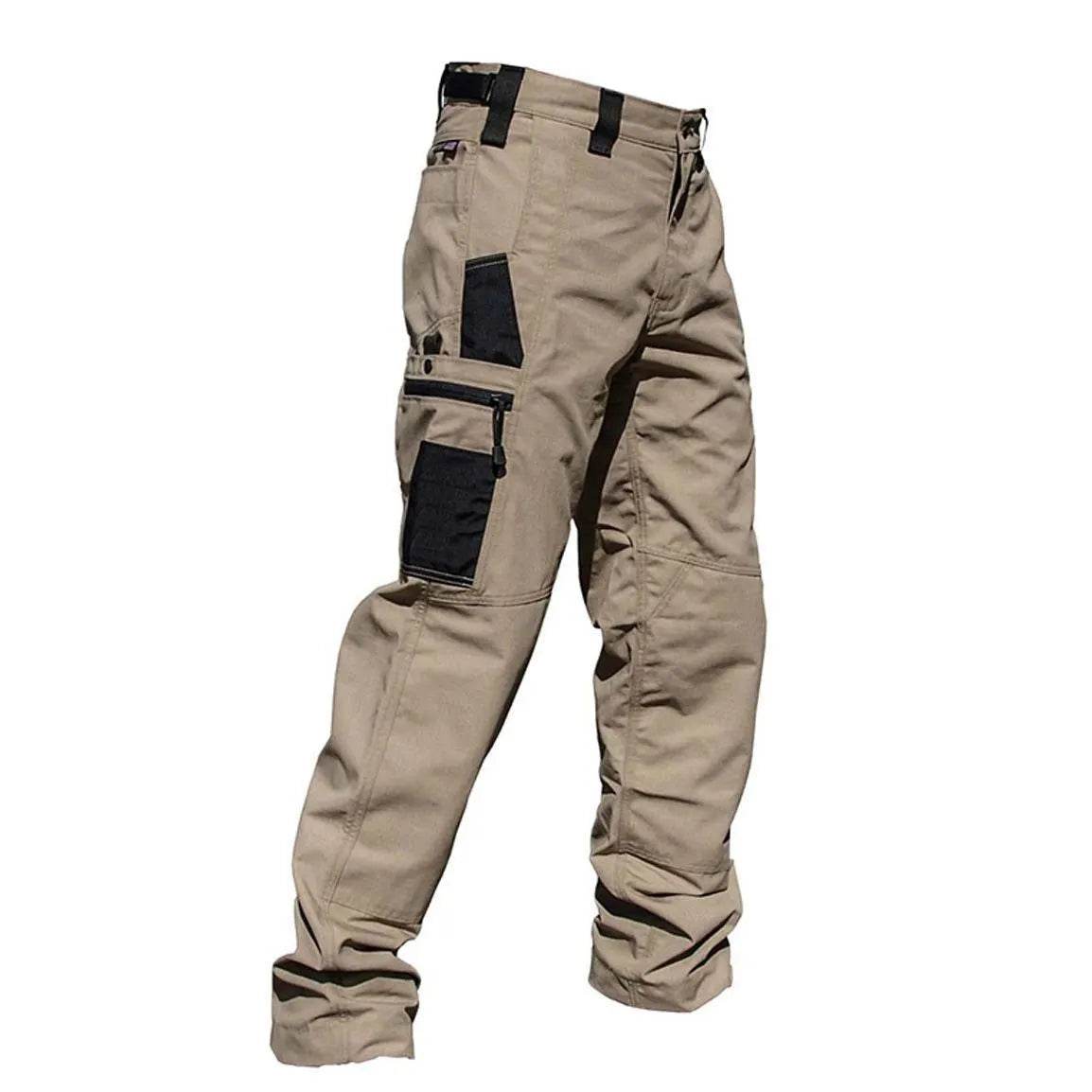 Beetle Outdoor Tactics Men's Spring Fall Breathable Wearable Multi-pocket Loose Camouflage Cargo Pants - www.Shopthatapp.com