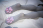 100D Knee Stockings with 3D Cute Cat Paw Paddings Anime Style Velvet Stockings - www.Shopthatapp.com