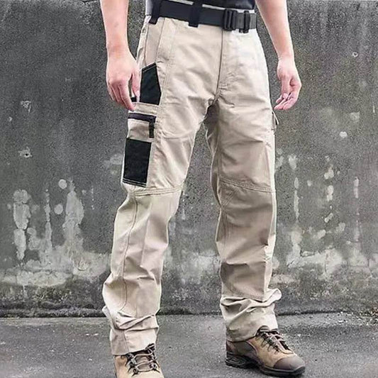 Beetle Outdoor Tactics Men's Spring Fall Breathable Wearable Multi-pocket Loose Camouflage Cargo Pants - www.Shopthatapp.com
