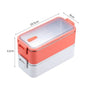Portable Stainless Steel Double Layer Kids Lunch Box - www.Shopthatapp.com