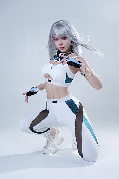 Anime Sci-fi Style Yoga Suit Sexy Sportswear Activewear Cosplay Set - www.Shopthatapp.com