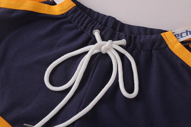 Anime Style Boxing Running Sexy Sports Activewear Set Hollow Tank Top with Shorts - www.Shopthatapp.com