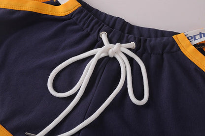 Anime Style Boxing Running Sexy Sports Activewear Set Hollow Tank Top with Shorts - www.Shopthatapp.com