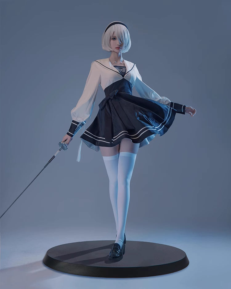 Anime Cosplay Dress Halloween Costume Set Anime Sailor Style Costume - www.Shopthatapp.com