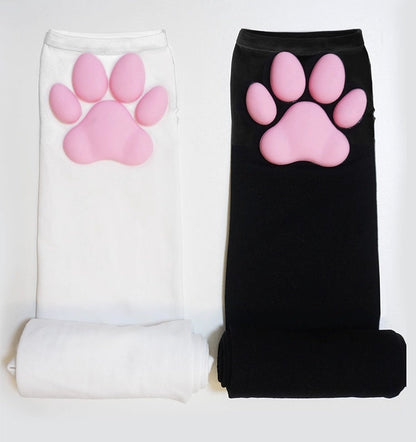 Cat Paw Sleeves with 3D Cat Paw Paddings Anime Style Velvet Cosplay Sleeves - www.Shopthatapp.com