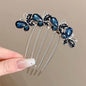Butterfly  Rhinestone Barrette Clip - www.Shopthatapp.com